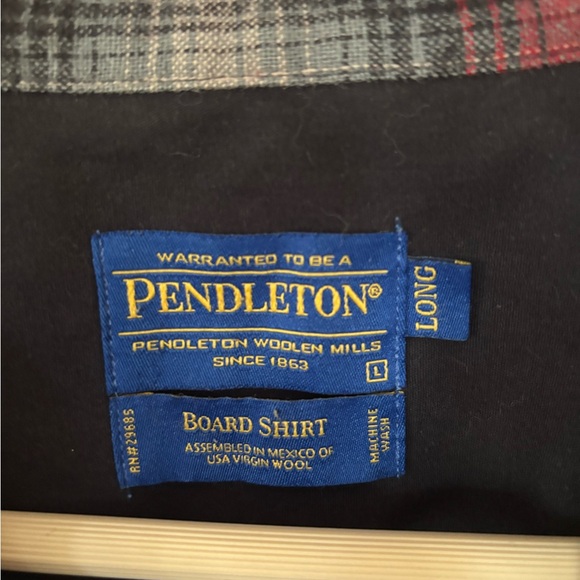 Pendleton Board Shirt, L, Long - Picture 6 of 6